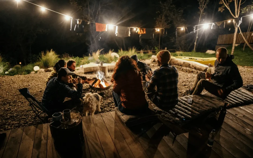 Comment créer des espaces de vie extérieurs attractifs dans un camping ?